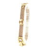 Goldette Victorian Revival Mesh Slide Bracelet