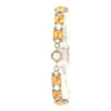 Sterling Yellow Glass Bracelet