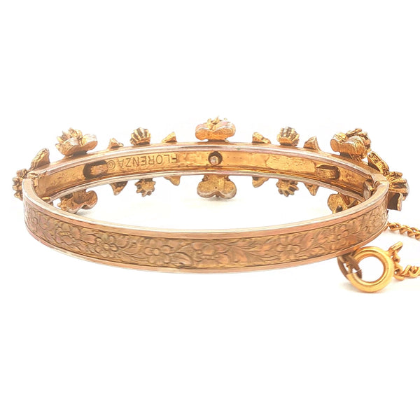 Florenza Rhinestone Hinge Bracelet