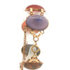 Vintage Wide Burt Cassell Scarab Link Bracelet