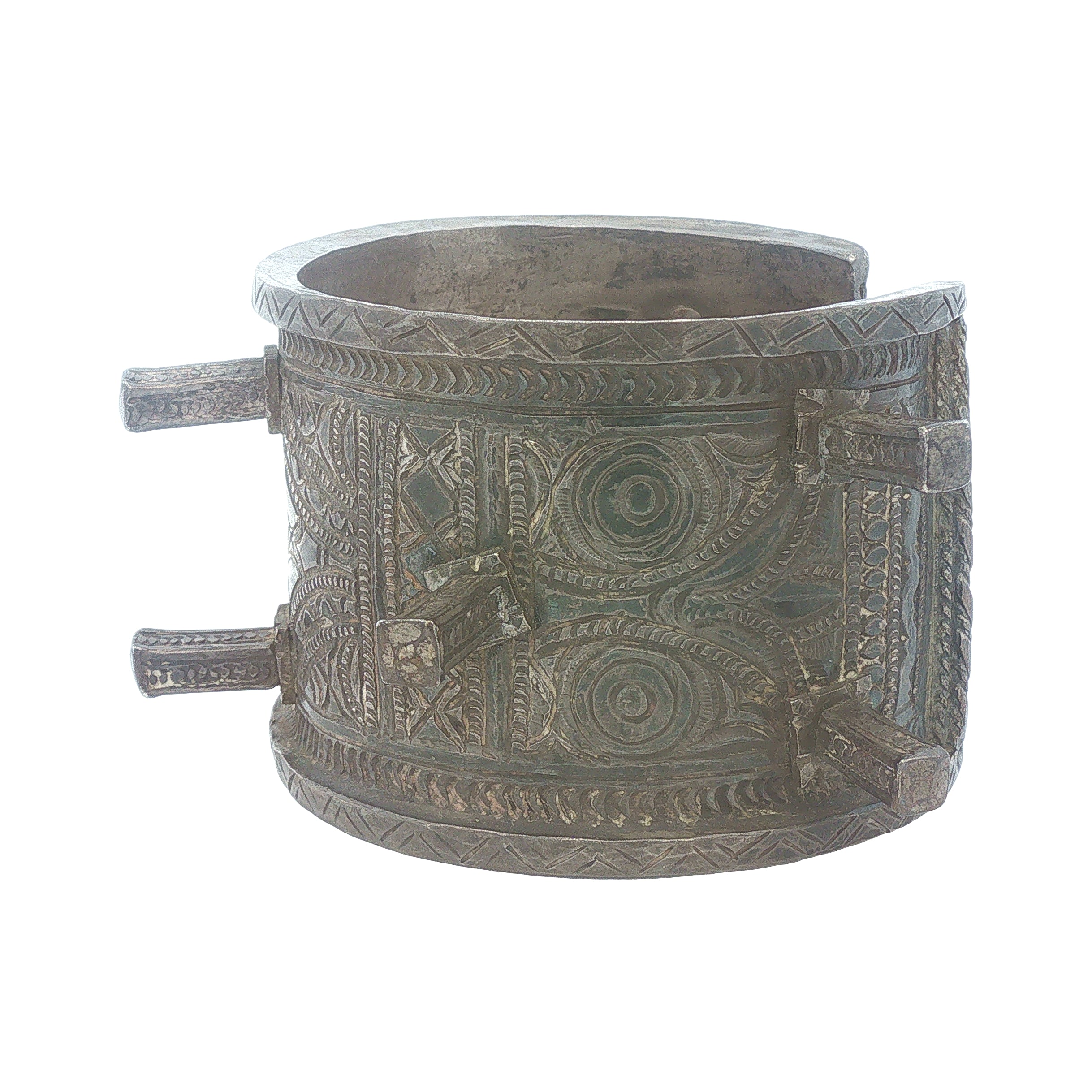 Antique Silver Tribal Defense Bracelet