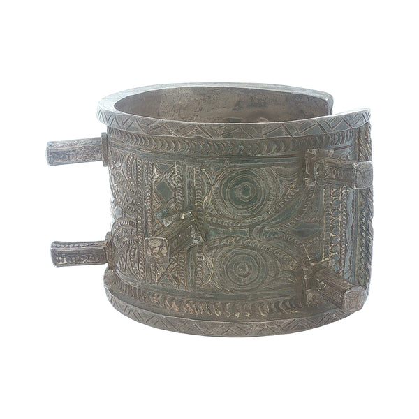 Antique Silver Tribal Defense Bracelet