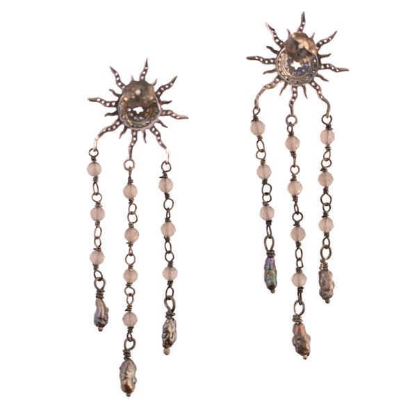 Starburst Fringe Earrings