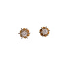 Diamond Buttercup Stud Earrings