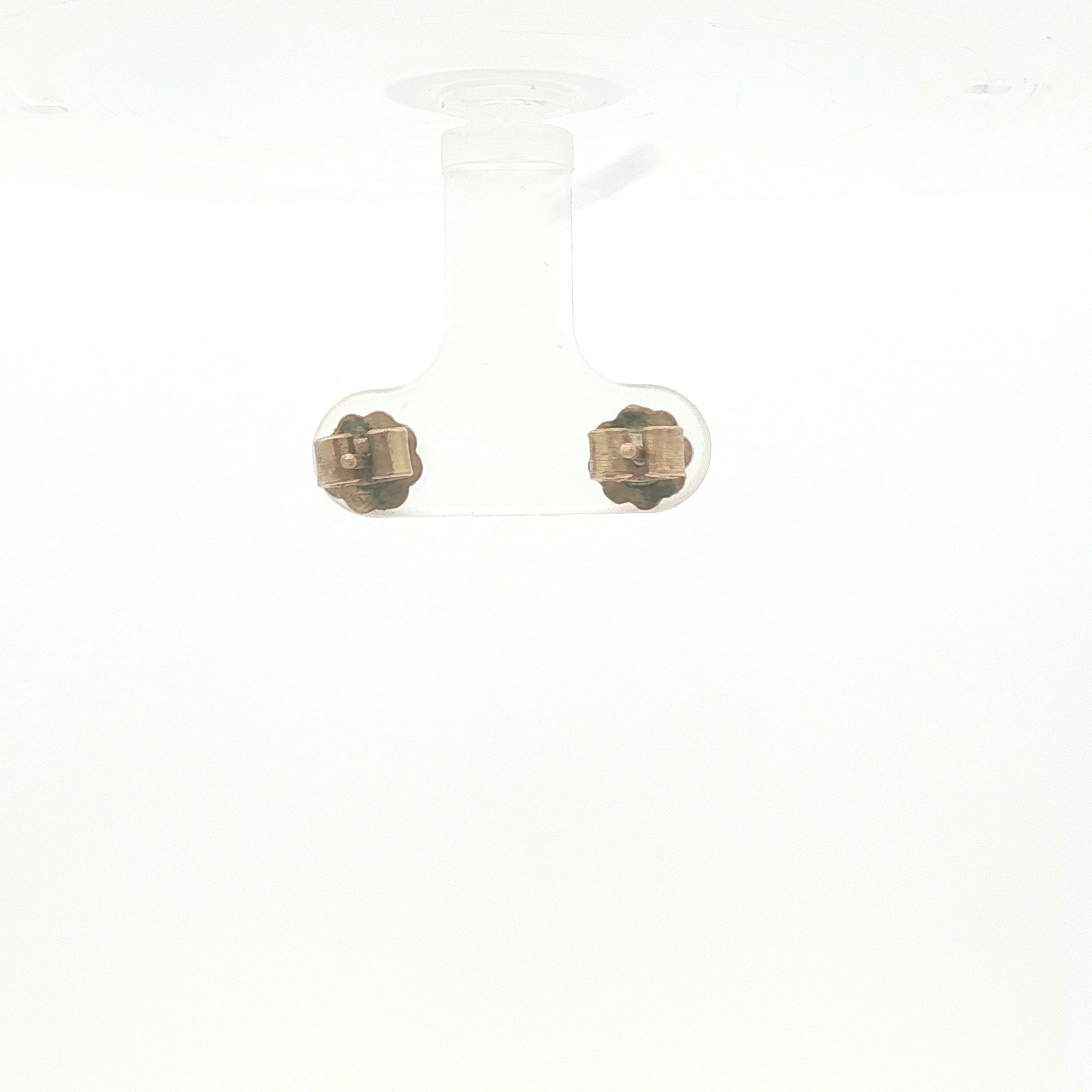 Black Sapphire Stud Earrings