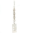 Upcycled Single Cross Dangle Earrings