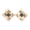 Taxco Sterling Onyx Flower Earrings