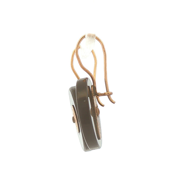 Gold Filled Onyx Dangle Earrings