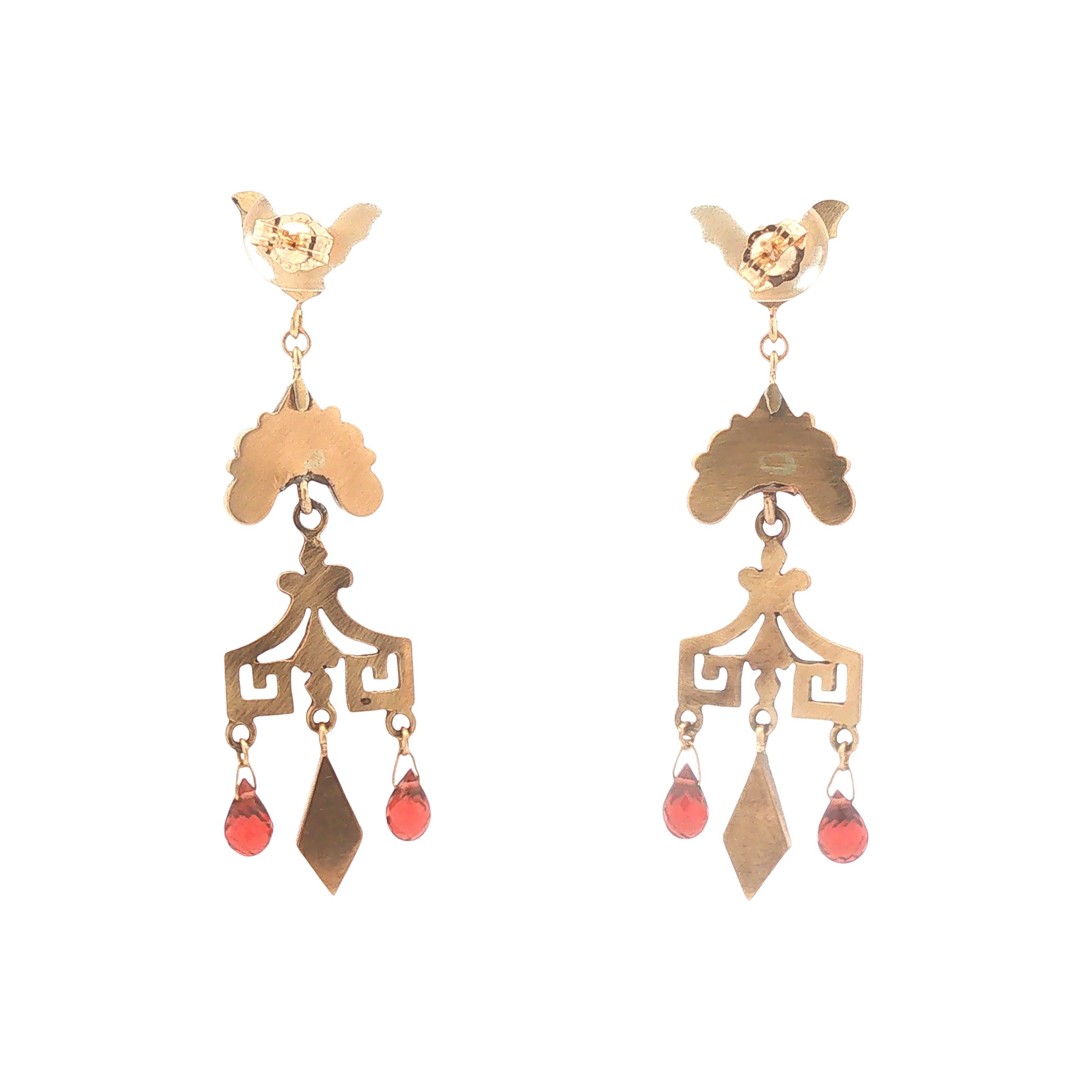 Upcycled Victorian Vampire Earrings