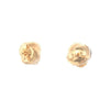 Vintage 14K Gold and Diamond Knot Earrings
