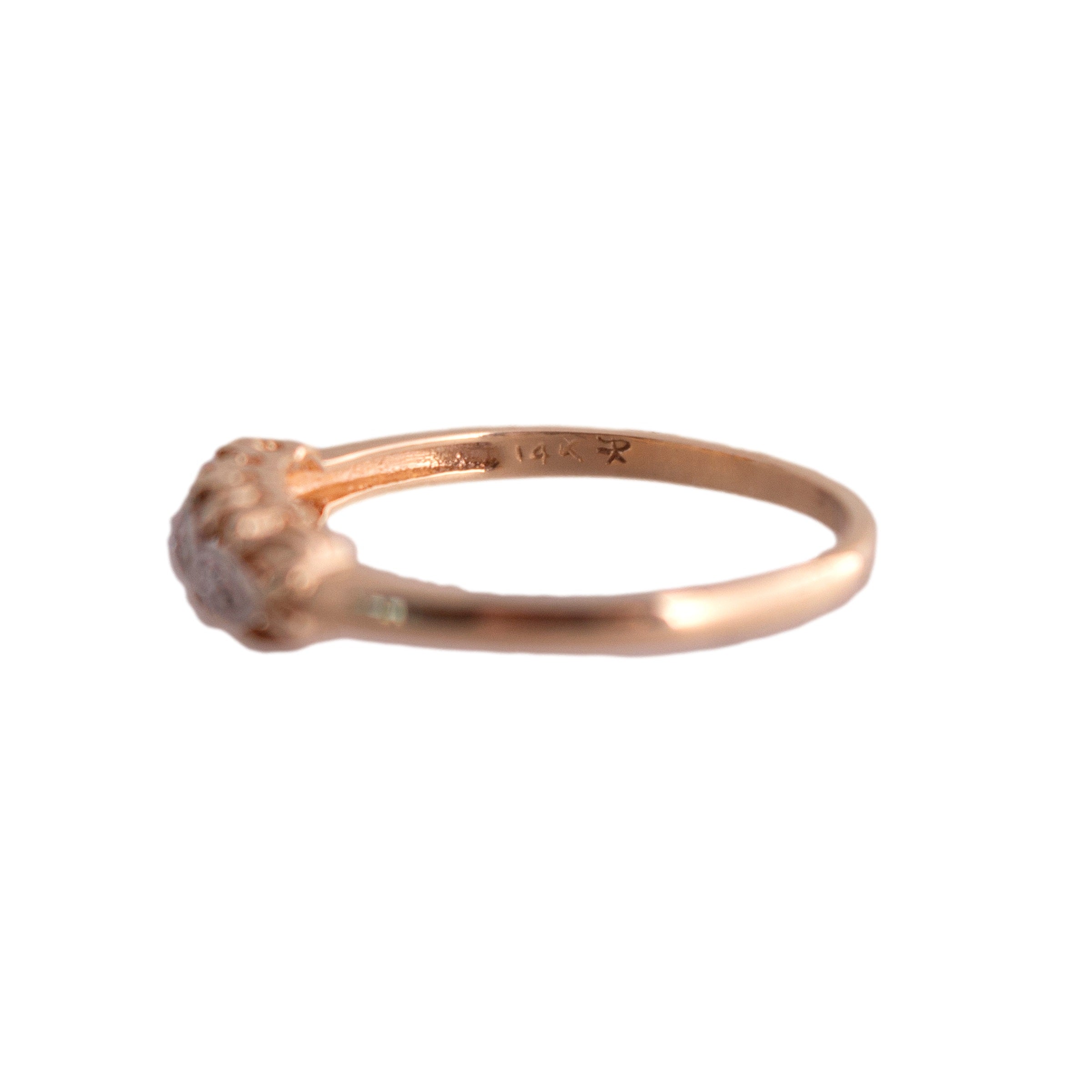 Two Tone Diamond Ring