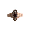 Victorian Garnet and Pearl Ring