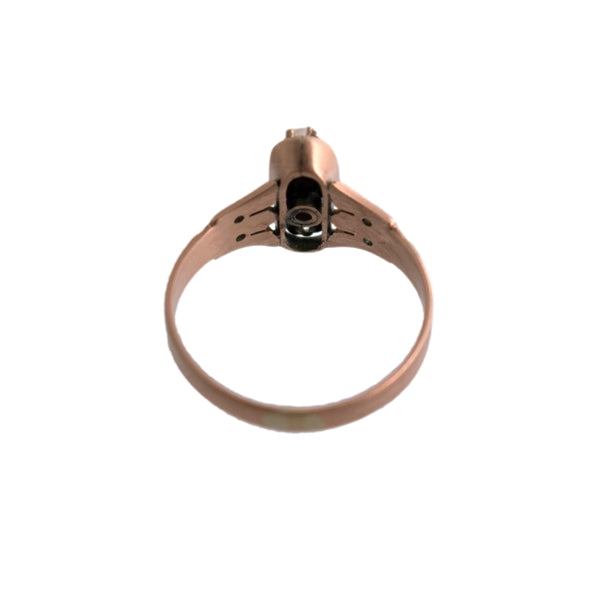 Victorian Garnet and Pearl Ring