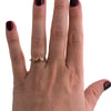 Antique Enameled Fede Ring