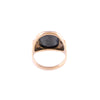 Vintage Hematite Intaglio and Diamond Ring