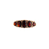 9K Gold And Garnet Band