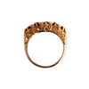 9K Gold And Garnet Band