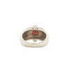 Sterling Marcasite and Garnet Ring