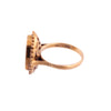 Italian Painted Portrait of a Lady Ring