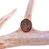 Italian Painted Portrait of a Lady Ring