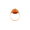 18K Gold Shell Cameo Ring