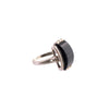10K White Gold Deco Onyx Ring