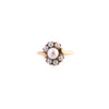 10K Gold Pearl Cluster Ring