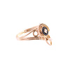Upcycled Onyx Stick Pin Ring