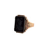 Antique Onyx Roman Soldier Intaglio Ring
