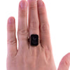 Antique Onyx Roman Soldier Intaglio Ring