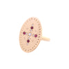 Upcycled Ruby and Diamond Star Set Ring