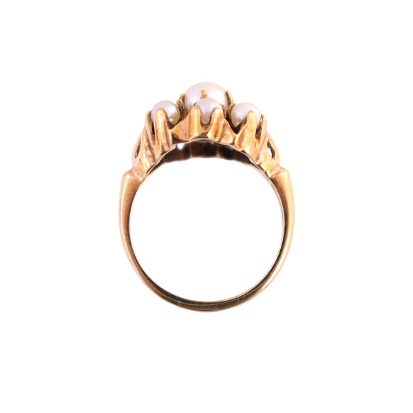 Pearl Cluster Ring