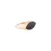 14K Gold Onyx Eye Ring