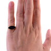 14K Gold Onyx Eye Ring