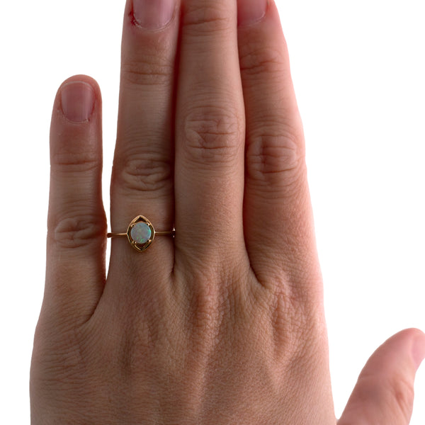 Vintage 10k Gold Opal Ring