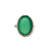 Vintage 10K Gold Green Onyx Ring