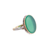 Vintage 10K Gold Green Onyx Ring