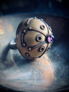 Upcycled Hat Pin Dome Ring