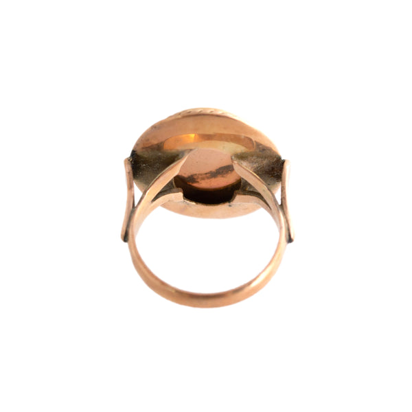 18K Gold Opal Ring