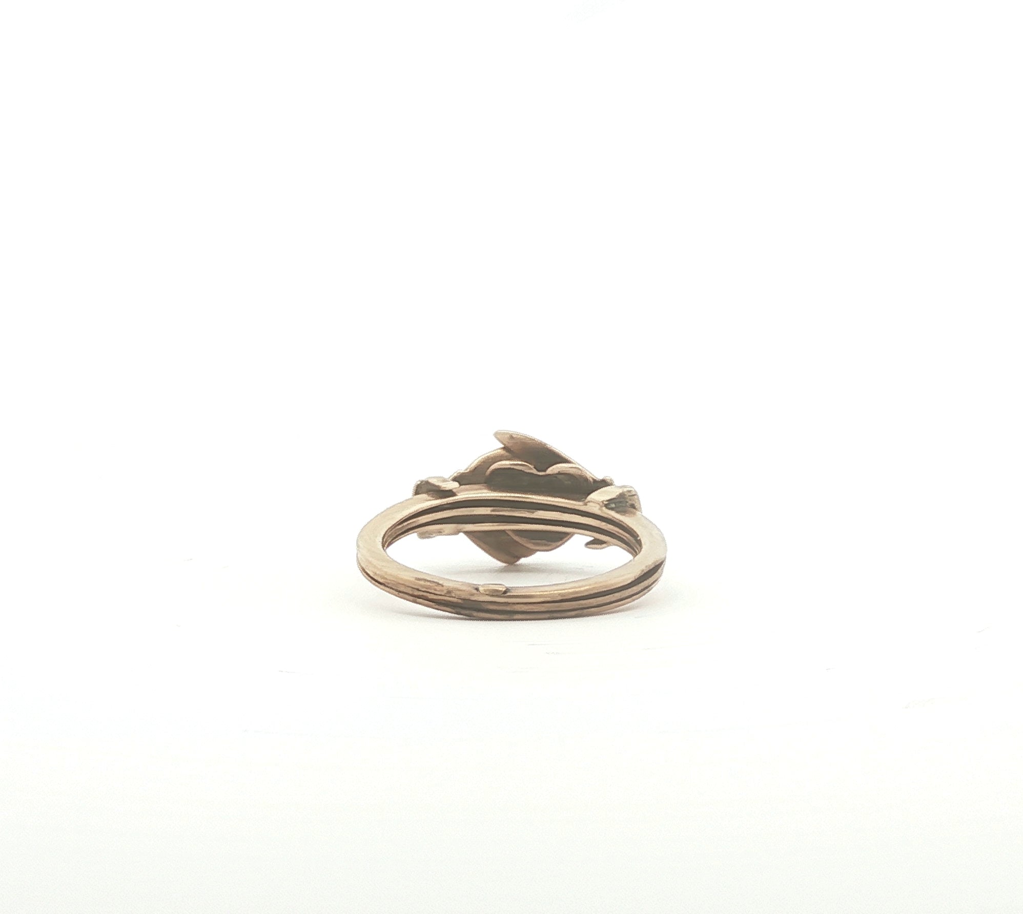 Antique 10K Gold Fede Ring