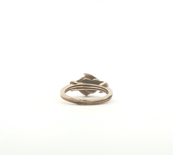 Antique 10K Gold Fede Ring