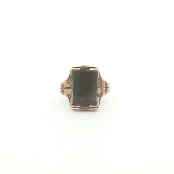 Black Agate Ring