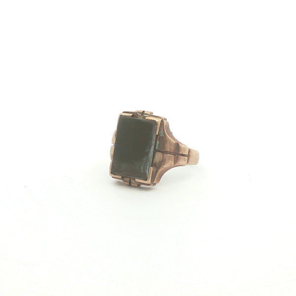 Black Agate Ring