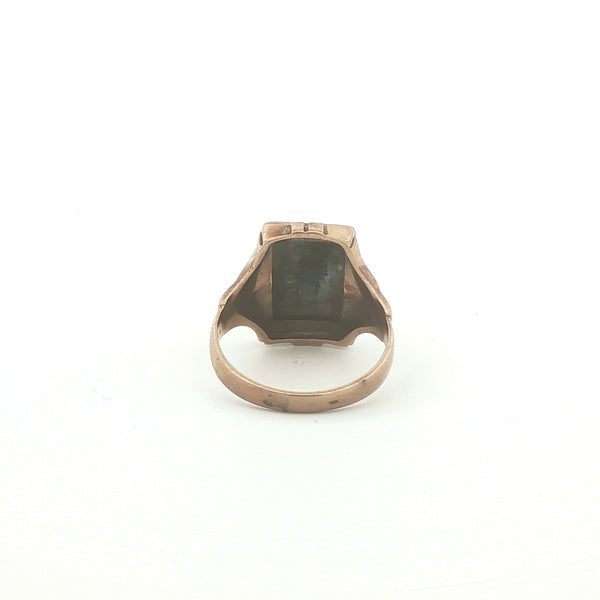 Black Agate Ring