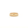 Vintage Half Round 5mm Gold Wedding Band