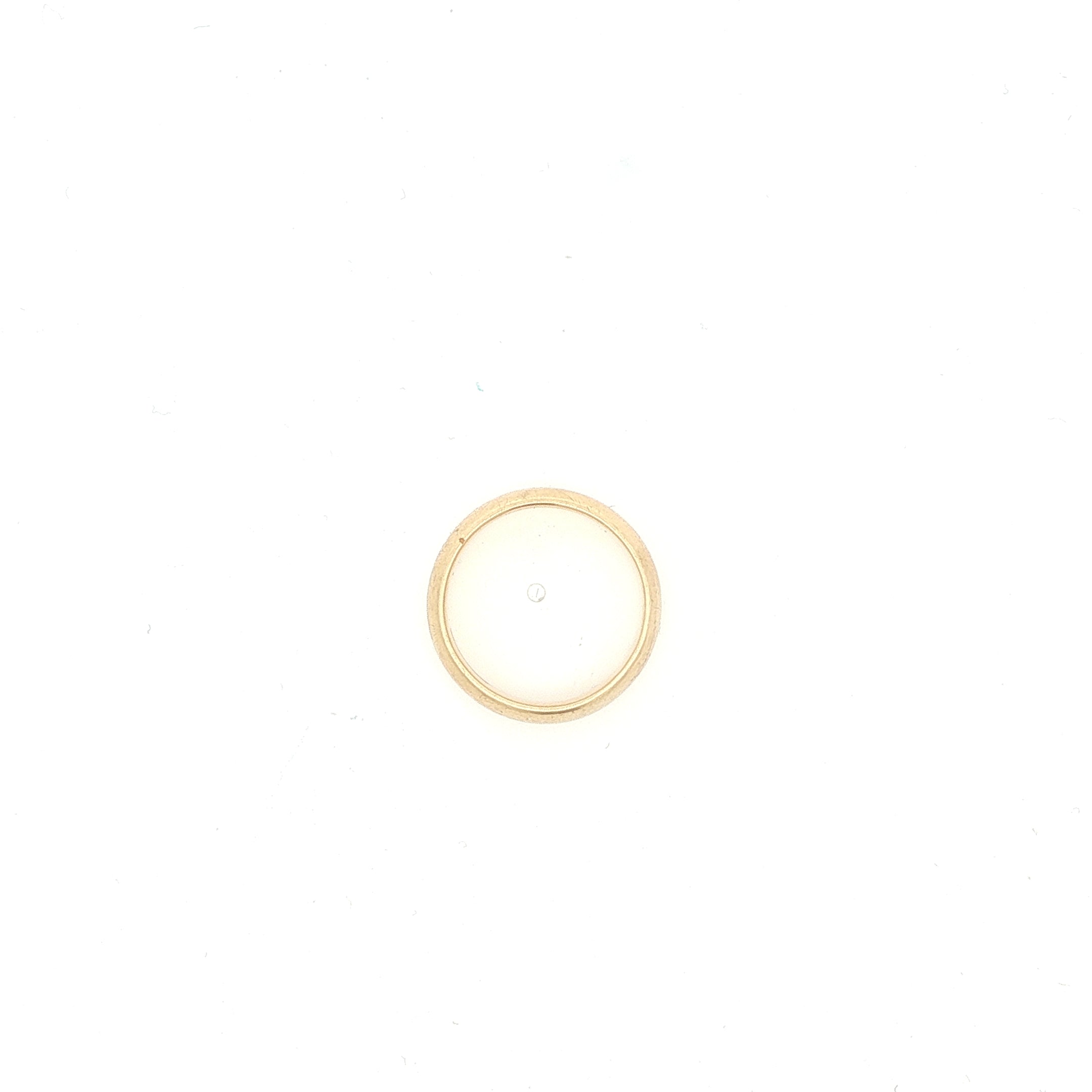 Vintage Half Round 5mm Gold Wedding Band
