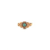 10K Gold Flower December Birthstone Ring