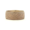 Vintage Sterling Floral Patterned Band
