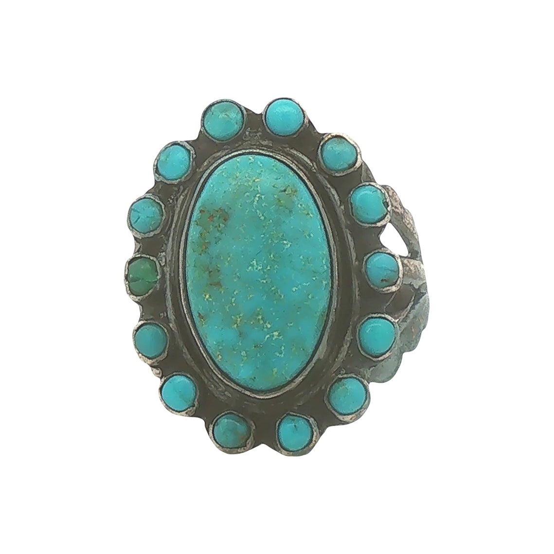Vintage Oval Turquoise Ring