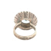 Sterling Silver Dramatic Blue Synthetic Ring